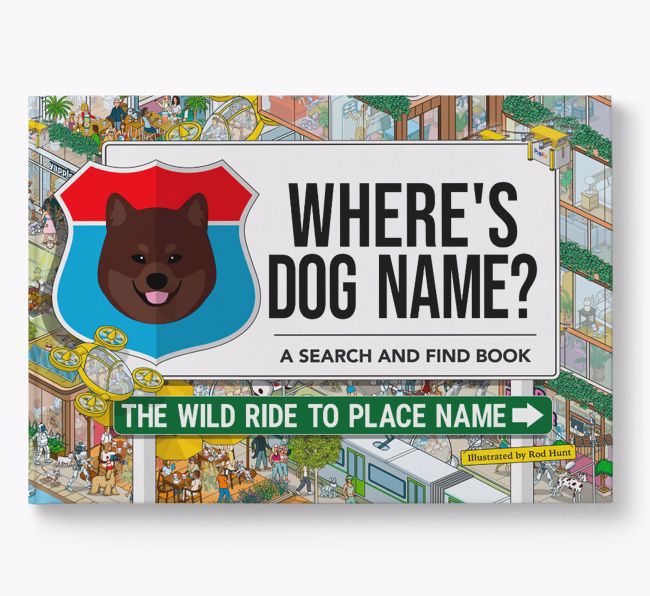 Personalised Dog Book - Where's Your Dog - Wild Ride